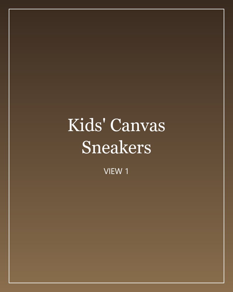 Kids' Canvas Sneakers